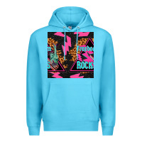Ocean Blue freedom rocks seamless pattern Premium Hoodie - BundleAndBundleShop