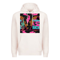 Pale Pink freedom rocks seamless pattern Premium Hoodie - BundleAndBundleShop
