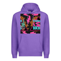 Purple freedom rocks seamless pattern Premium Hoodie - BundleAndBundleShop