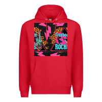Red freedom rocks seamless pattern Premium Hoodie - BundleAndBundleShop