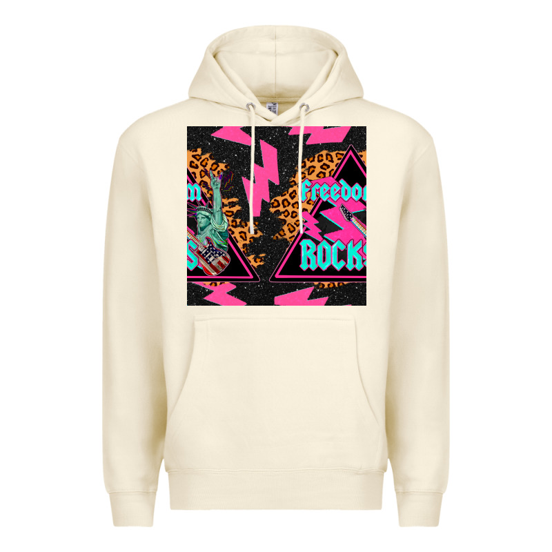 Freedom Rocks Seamless Pattern Premium Hoodie by BundleAndBundleShop | Teevron
