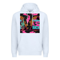 White freedom rocks seamless pattern Premium Hoodie - BundleAndBundleShop