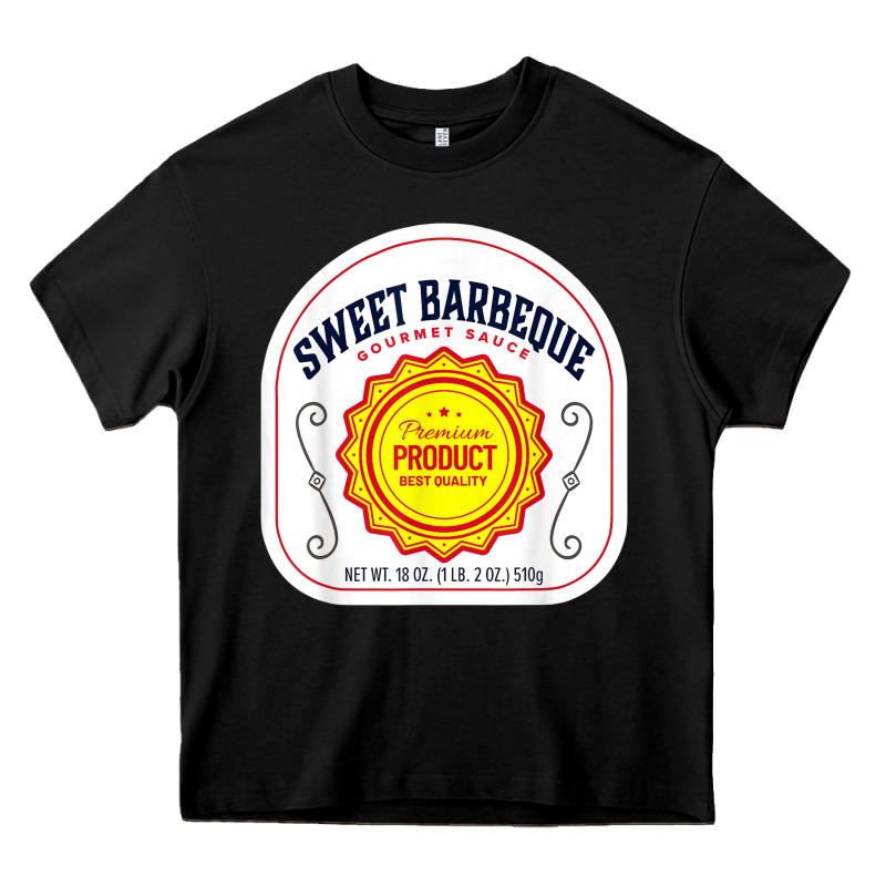 Barbeque Sauce Diy Costume Matching Couples Groups Halloween Heavy Core Tee by minhPixels | Teevron