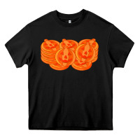 Black halloween pumpkin cookies t shirt Heavy Core Tee - minhPixels