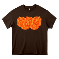 Chocolate Brown halloween pumpkin cookies t shirt Heavy Core Tee - minhPixels