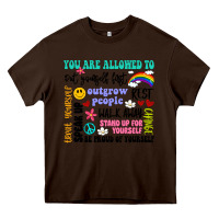 Chocolate Brown you are allowed to Heavy Core Tee - Artiststas