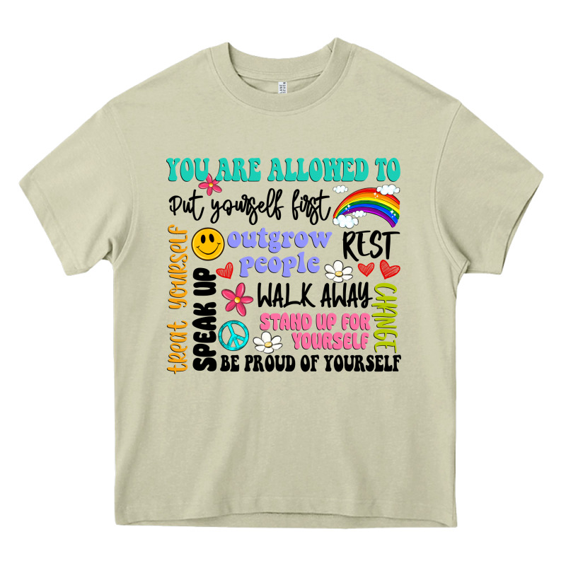 You Are Allowed To Heavy Core Tee by Artiststas | Teevron