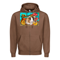 Chestnut Guinea Pig Kid's Zipper Hoodie - LillyAllenDesigns