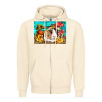 Sandshell Guinea Pig Kid's Zipper Hoodie - LillyAllenDesigns