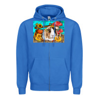 True Royal Guinea Pig Kid's Zipper Hoodie - LillyAllenDesigns
