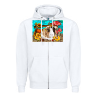 White Guinea Pig Kid's Zipper Hoodie - LillyAllenDesigns