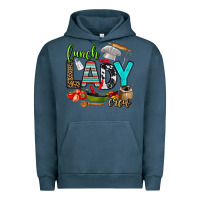 Pigment Midnight Navy lunch lady crew Urban Hoodie - AdoDesignShop