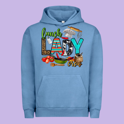 Lunch Lady Crew Urban Hoodie Designed By Adodesignshop
