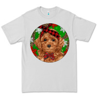 Dove Grey Christmas Toy Poodle Premium Tee - RanaPortraitStore