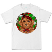 White Christmas Toy Poodle Premium Tee - RanaPortraitStore