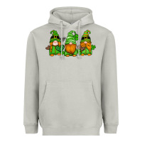 Moon Dust st patricks day gnomes with western hearts and shamrocks Heavyweight Hoodie - Artiststas