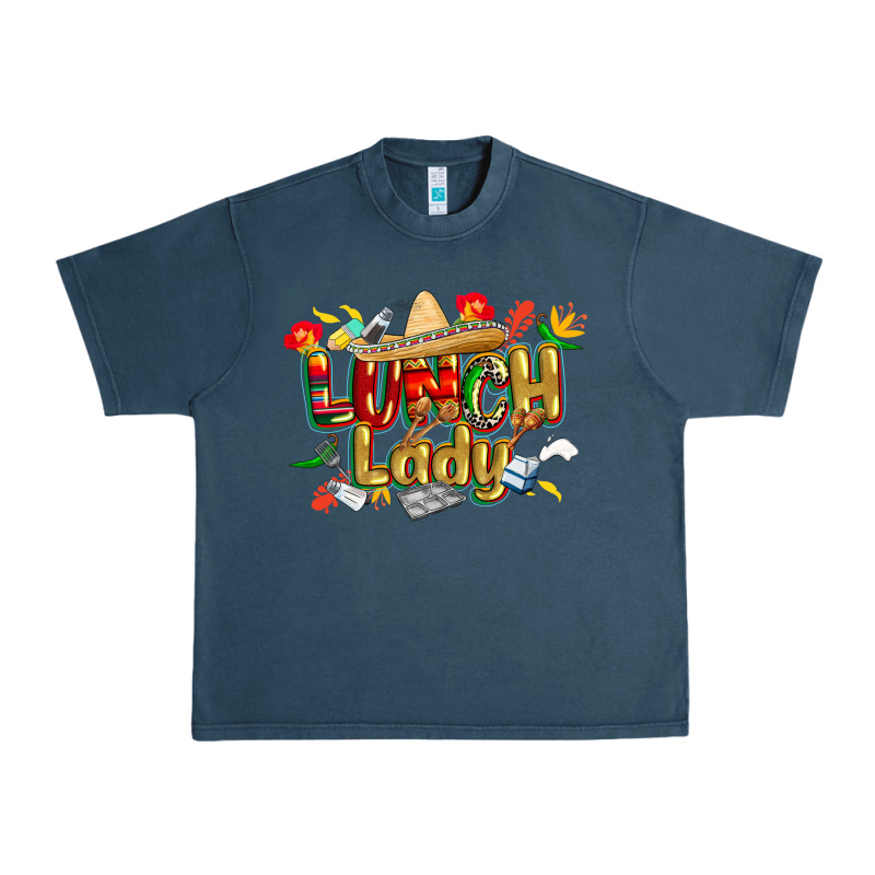 Cinco De Mayo Lunch Lady Urban Heavy Tee by CowGirlArtShop | Teevron