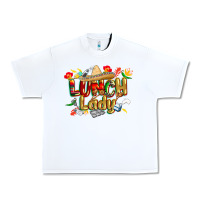 White cinco de mayo lunch lady Urban Heavy Tee - CowGirlArtShop