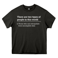 Asphalt Two Types of People Can Extrapolate Incomplete Data Gift Heavy Core Tee - minhPixels