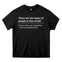 Black Two Types of People Can Extrapolate Incomplete Data Gift Heavy Core Tee - minhPixels