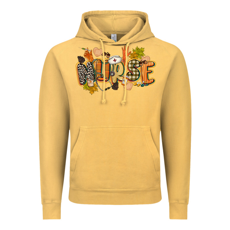 Fall Nurse Vintage Hoodie by CowGirlArtShop | Teevron