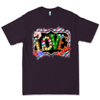 Plum love frame digital valentines day Premium Tee - Bettercallsaul