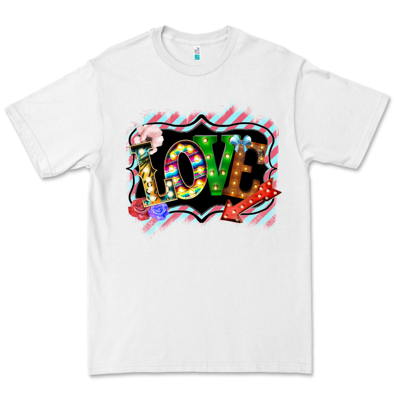 Love Frame Digital Valentines Day Premium Tee by Bettercallsaul | Teevron