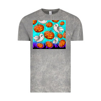 Cloud Rock halloween pumpkins with ghosts Vintage Tee - TumblerDesignByShophia