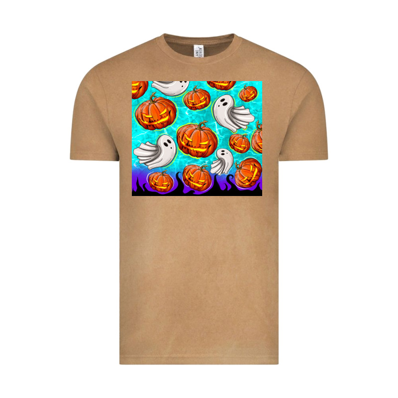 Halloween Pumpkins With Ghosts Vintage Tee by TumblerDesignByShophia | Teevron