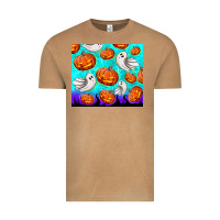 Vintage Camel halloween pumpkins with ghosts Vintage Tee - TumblerDesignByShophia