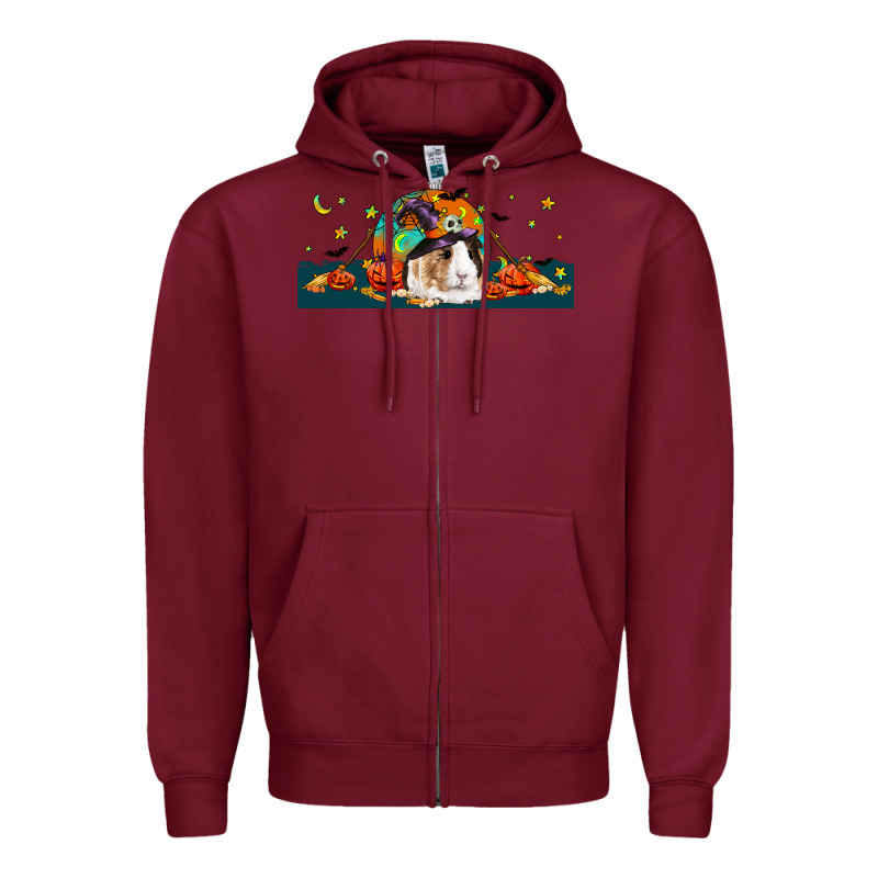 Halloween Guinea Pig Zipper Hoodie by LillyAllenDesigns | Teevron