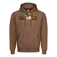 Chestnut Halloween Guinea Pig Zipper Hoodie - LillyAllenDesigns