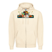 Sandshell Halloween Guinea Pig Zipper Hoodie - LillyAllenDesigns