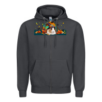 Smoke Halloween Guinea Pig Zipper Hoodie - LillyAllenDesigns