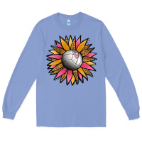 Colony Blue Volleyball Sunflower Long Sleeve Tee - Jasminsmagicworld