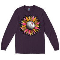 Plum Volleyball Sunflower Long Sleeve Tee - Jasminsmagicworld