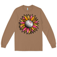 Toasted Coconut Volleyball Sunflower Long Sleeve Tee - Jasminsmagicworld