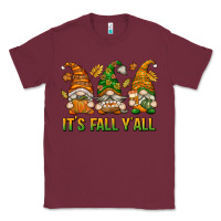 Burgundy It's Fall Y'all Classic Tee - texasbilliewilder
