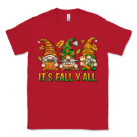 Red It's Fall Y'all Classic Tee - texasbilliewilder