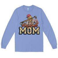 Colony Blue Baseball mom Long Sleeve Tee - HowdyJamesFarm