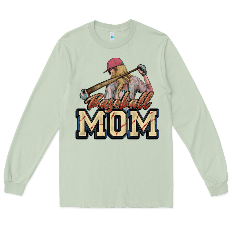 Baseball Mom Long Sleeve Tee by HowdyJamesFarm | Teevron