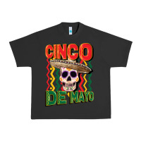 Pigment Black cinco de mayo with skull Urban Heavy Tee - CowGirlArtShop