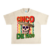 Sandshell cinco de mayo with skull Urban Heavy Tee - CowGirlArtShop
