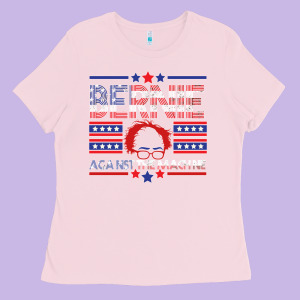 Bernie Against The Machine Ladies Tee Designed By Bettercallsaul