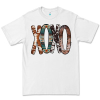 White Xoxo Leopard Heart Premium Tee - Bettercallsaul