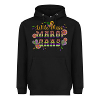 Black little miss mardi gras Heavyweight Hoodie - Artiststas