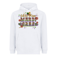 White little miss mardi gras Heavyweight Hoodie - Artiststas