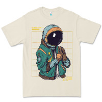 Bone astronaut space travel retro aesthetic streetwear t shirt Premium Tee - minhPixels