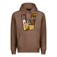 Chestnut farm life alphabet lowercase letters w Premium Hoodie - BundleAndBundleShop