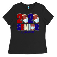 Black Quarantined Senior 2020 American Football Ladies Tee - Bettercallsaul